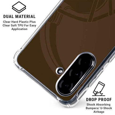 NFL Cleveland Browns Double Vision Galaxy A36 5G Clear Case