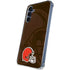 NFL Cleveland Browns Double Vision Galaxy A55 5G Clear Case