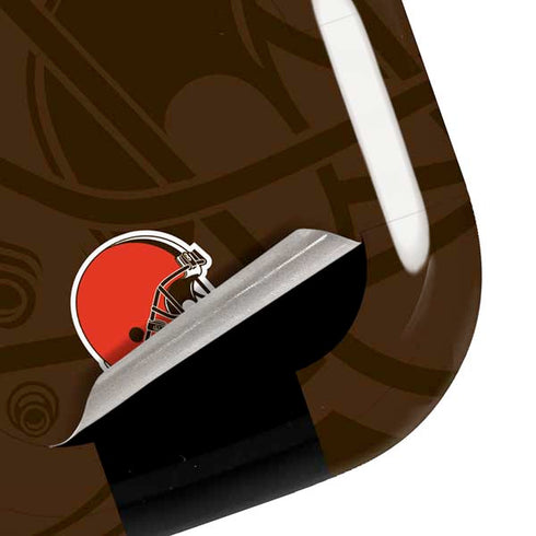 NFL Cleveland Browns Double Vision Galaxy Buds Live Skin