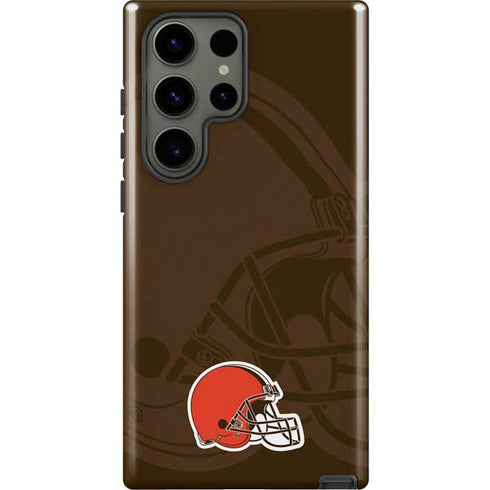 NFL Cleveland Browns Double Vision Galaxy S23 Ultra Pro Case