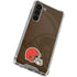 NFL Cleveland Browns Double Vision Galaxy S24 FE Clear Case
