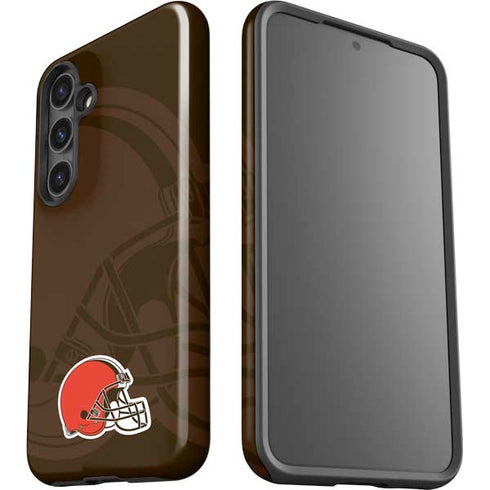 NFL Cleveland Browns Double Vision Galaxy S25 Impact Case