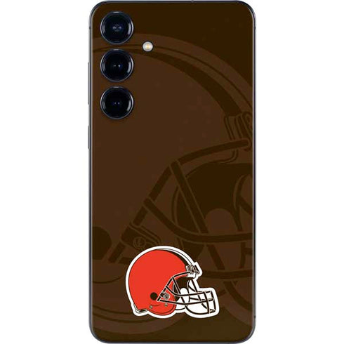 NFL Cleveland Browns Double Vision Galaxy S25 Plus Skin