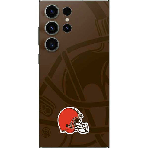 NFL Cleveland Browns Double Vision Galaxy S24 Ultra Skin