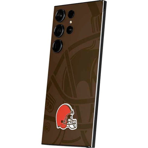 NFL Cleveland Browns Double Vision Galaxy S25 Ultra Skin