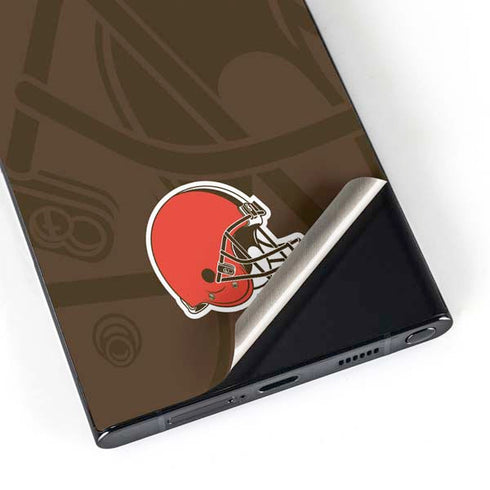 NFL Cleveland Browns Double Vision Galaxy S25 Ultra Skin