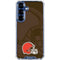 NFL Cleveland Browns Double Vision Galaxy S25 Plus Clear Case