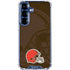 NFL Cleveland Browns Double Vision Galaxy S25 Plus Clear Case