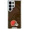 NFL Cleveland Browns Double Vision Galaxy S25 Ultra Clear Case