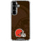 NFL Cleveland Browns Double Vision Galaxy S26 Plus Clear Case