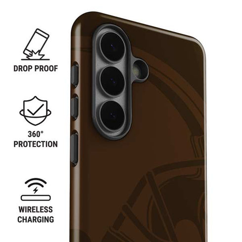 NFL Cleveland Browns Double Vision Galaxy S26 Plus Impact Case