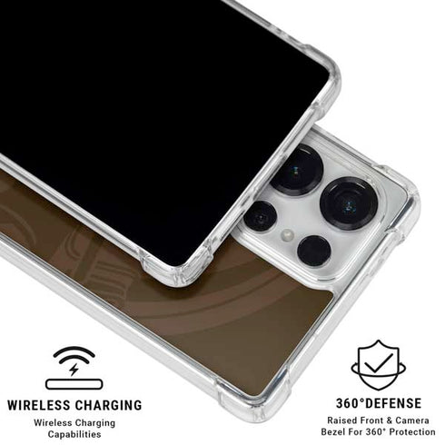 NFL Cleveland Browns Double Vision Galaxy S26 Ultra Clear Case