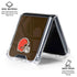 NFL Cleveland Browns Double Vision Galaxy Z Flip6 Clear Case
