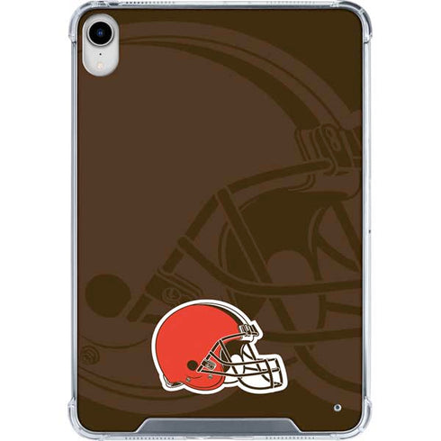 NFL Cleveland Browns Double Vision iPad 11th Gen (2025) Clear Case