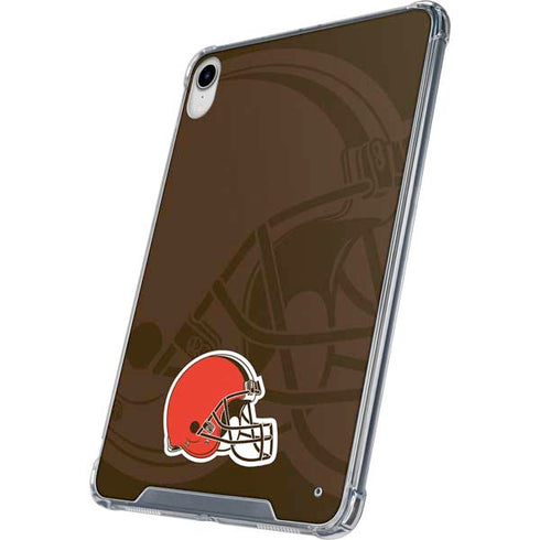 NFL Cleveland Browns Double Vision iPad 11th Gen (2025) Clear Case