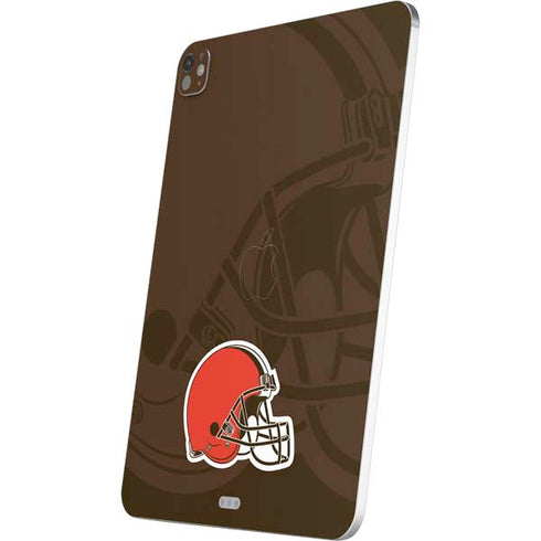NFL Cleveland Browns Double Vision iPad Pro 13in M4 (2024) Skin