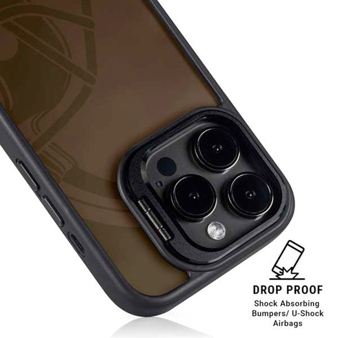 NFL Cleveland Browns Double Vision iPhone 14 Pro Kickstand Case