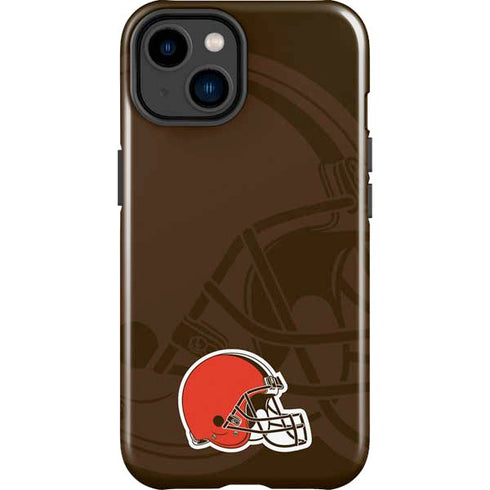 NFL Cleveland Browns Double Vision iPhone 15 Impact Case