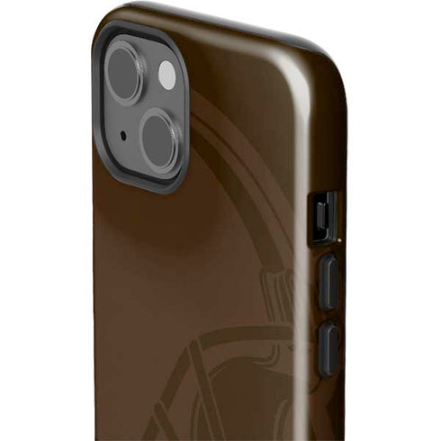 NFL Cleveland Browns Double Vision iPhone 15 Impact Case