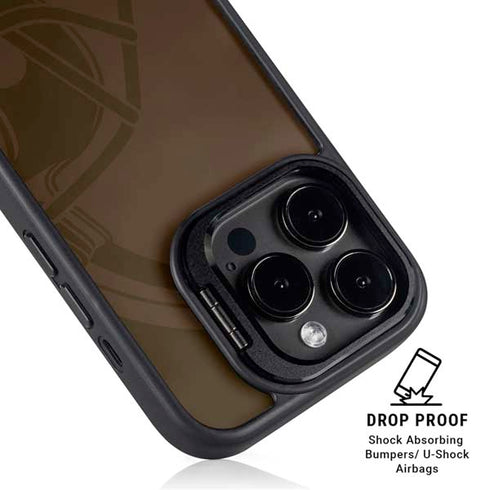 NFL Cleveland Browns Double Vision iPhone 15 Pro Max Kickstand Case