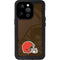 NFL Cleveland Browns Double Vision iPhone 15 Pro Waterproof Case