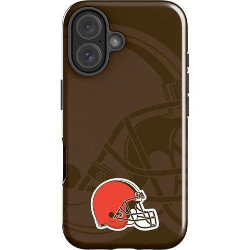 NFL Cleveland Browns Double Vision iPhone 16 Impact Case