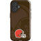NFL Cleveland Browns Double Vision iPhone 16 Impact Case