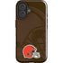NFL Cleveland Browns Double Vision iPhone 16 Plus Impact Case