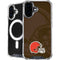 NFL Cleveland Browns Double Vision iPhone 16 Plus MagSafe Case