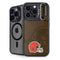 NFL Cleveland Browns Double Vision iPhone 16 Pro Kickstand Case