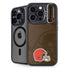 NFL Cleveland Browns Double Vision iPhone 16 Pro Kickstand Case