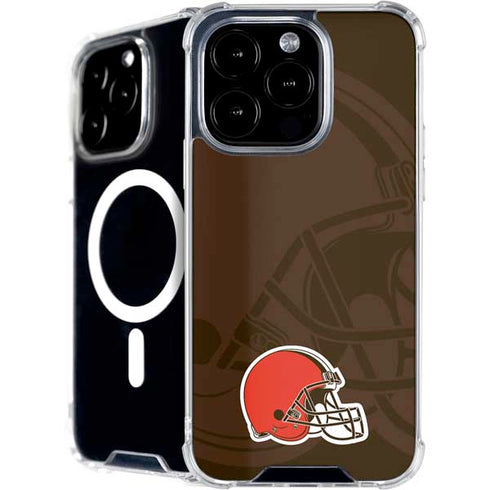 NFL Cleveland Browns Double Vision iPhone 16 Pro MagSafe Case