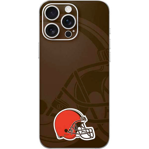 NFL Cleveland Browns Double Vision iPhone 16 Pro Max Skin