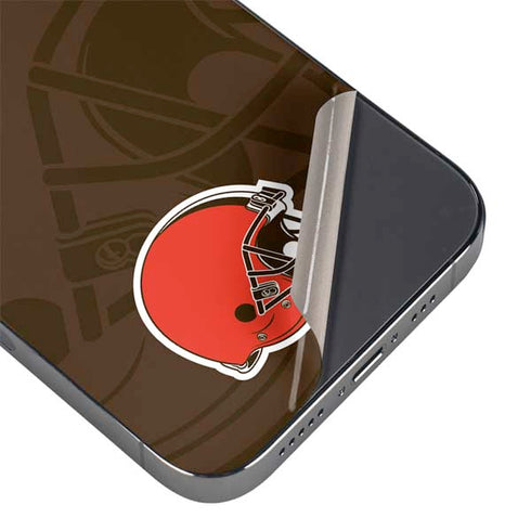 NFL Cleveland Browns Double Vision iPhone 16 Pro Skin