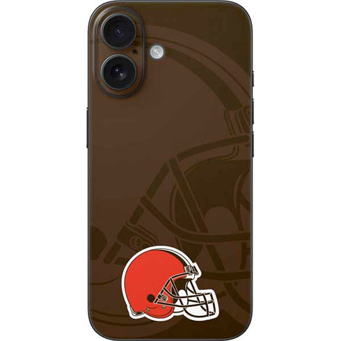 NFL Cleveland Browns Double Vision iPhone 16 Skin
