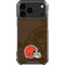 NFL Cleveland Browns Double Vision iPhone 18 Pro Max Clear Case