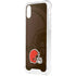 NFL Cleveland Browns Double Vision iPhone XS Clear Case