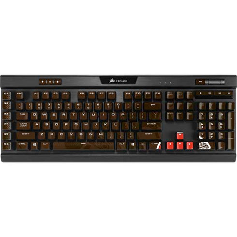 NFL Cleveland Browns Double Vision K95 RGB PLATINUM Mechanical Gaming Keyboard Skin
