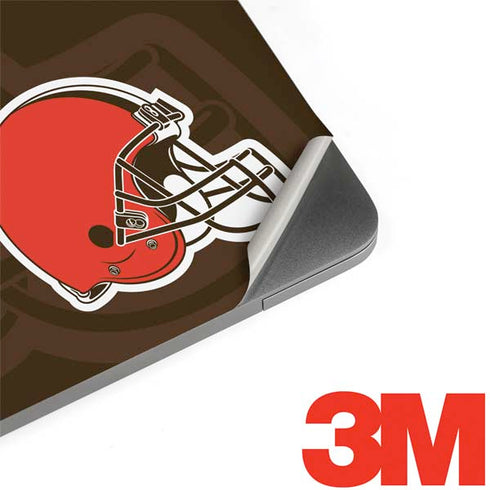 NFL Cleveland Browns Double Vision MacBook Skins