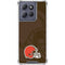NFL Cleveland Browns Double Vision Moto G 5G (2025) Clear Case