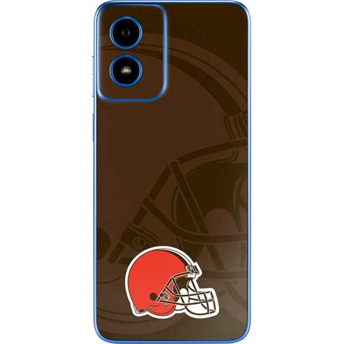 NFL Cleveland Browns Double Vision Moto G Play 4G (2024) Skin