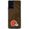 NFL Cleveland Browns Double Vision Moto G Power 5G (2024) Clear Case