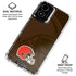 NFL Cleveland Browns Double Vision Moto G Power 5G (2024) Clear Case