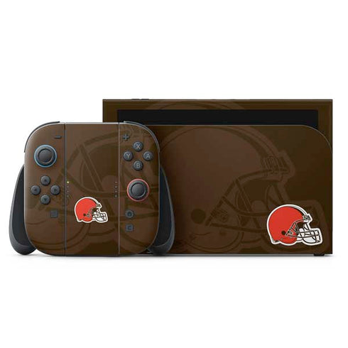 NFL Cleveland Browns Double Vision Nintendo Skins