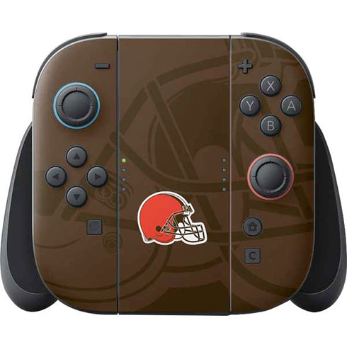 NFL Cleveland Browns Double Vision Nintendo Skins