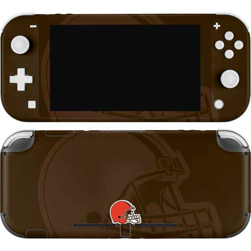 NFL Cleveland Browns Double Vision Nintendo Switch Lite Skin