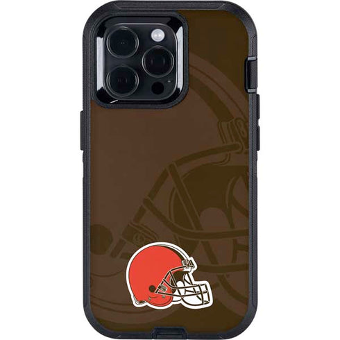 NFL Cleveland Browns Double Vision Otterbox Defender iPhone Skin