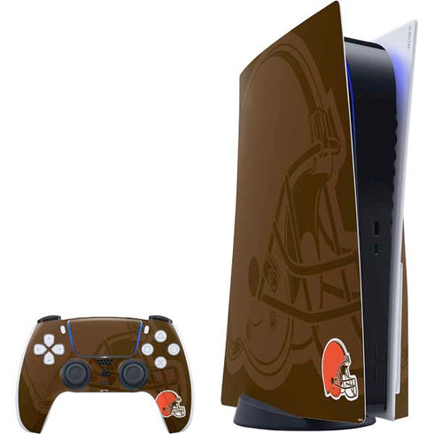 NFL Cleveland Browns Double Vision PlayStation PS5 Skins