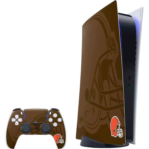 NFL Cleveland Browns Double Vision PlayStation PS5 Skins