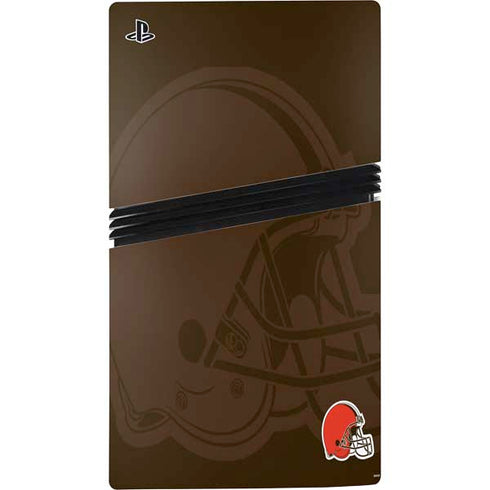 NFL Cleveland Browns Double Vision PS5 Pro Bundle Skin